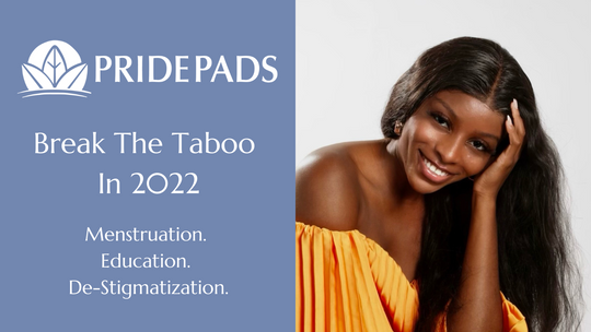 Break The Taboo in 2022: A message from PridePads Ambassador Michele Tchindje