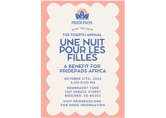 Une Nuit Pour Les Filles: A Benefit for PridePads Africa