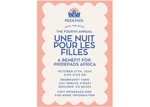 Une Nuit Pour Les Filles: A Benefit for PridePads Africa